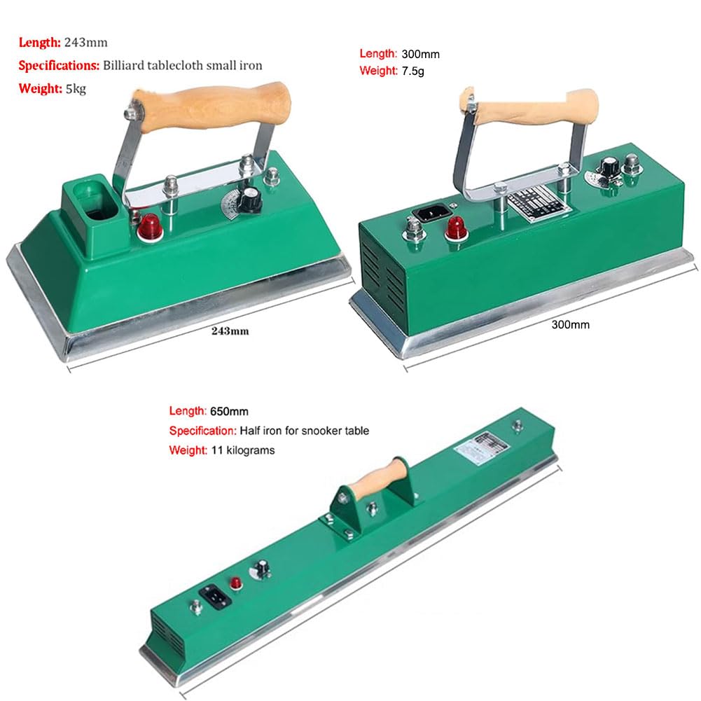 Billiard Table Iron, 60-240℃ Adjustable Temperature Snooker Table